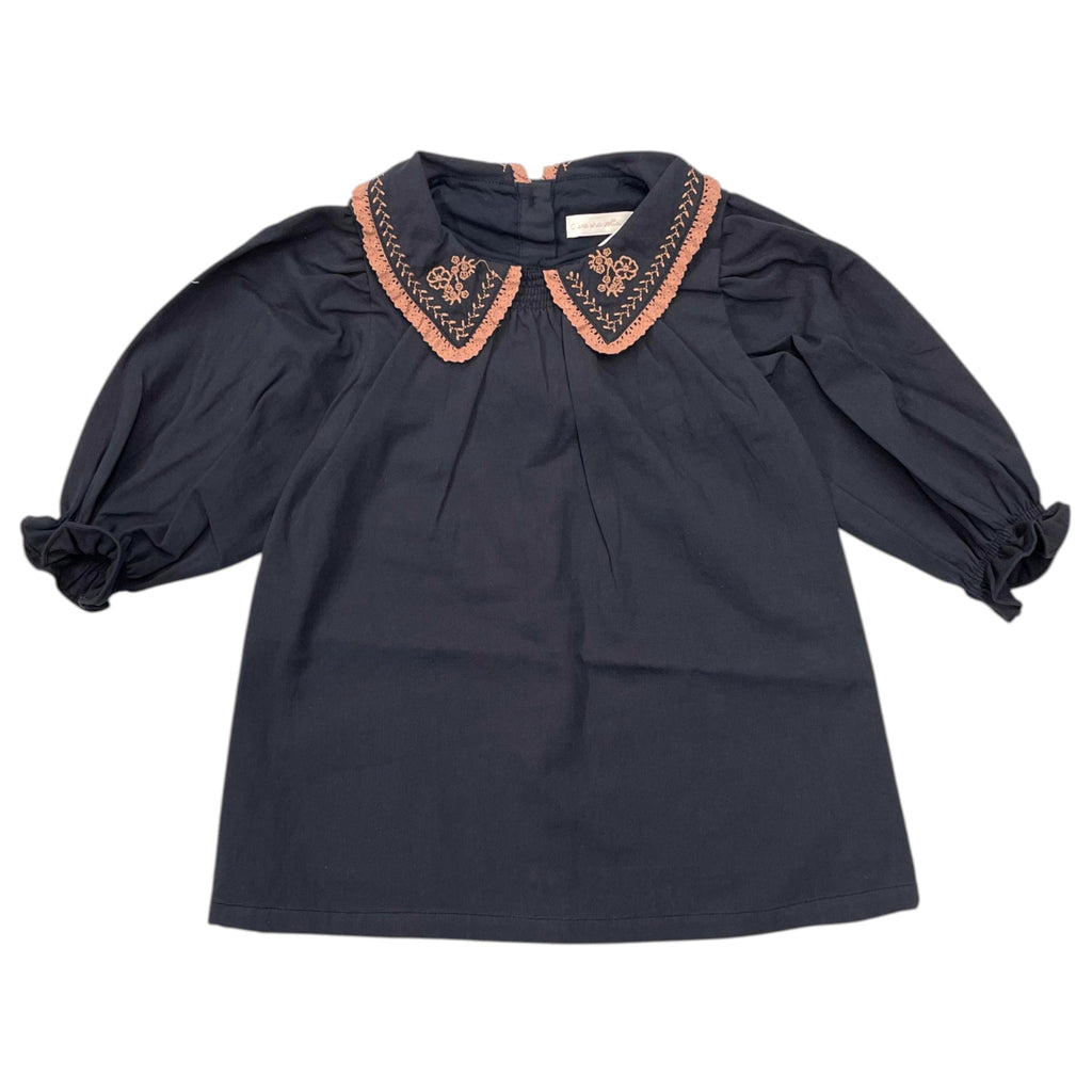 C'era Una Volta Sabrina Navy Dress