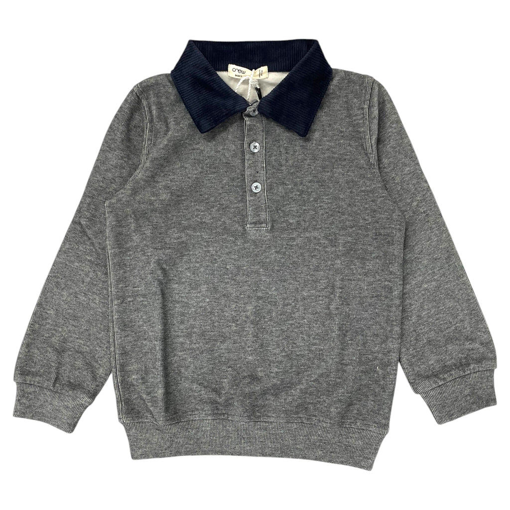 Crew Kids Sol Charcoal Polo