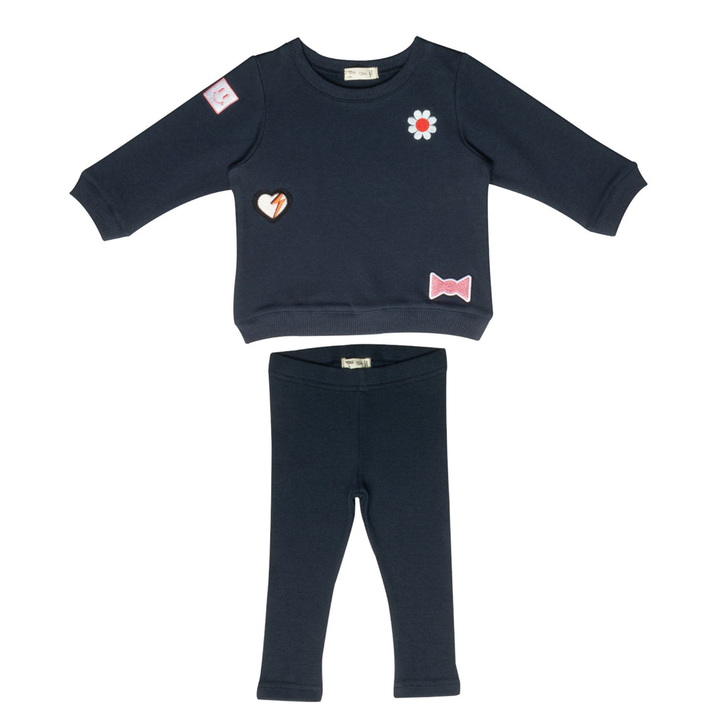 Crew Kids Robyn Navy Legging set