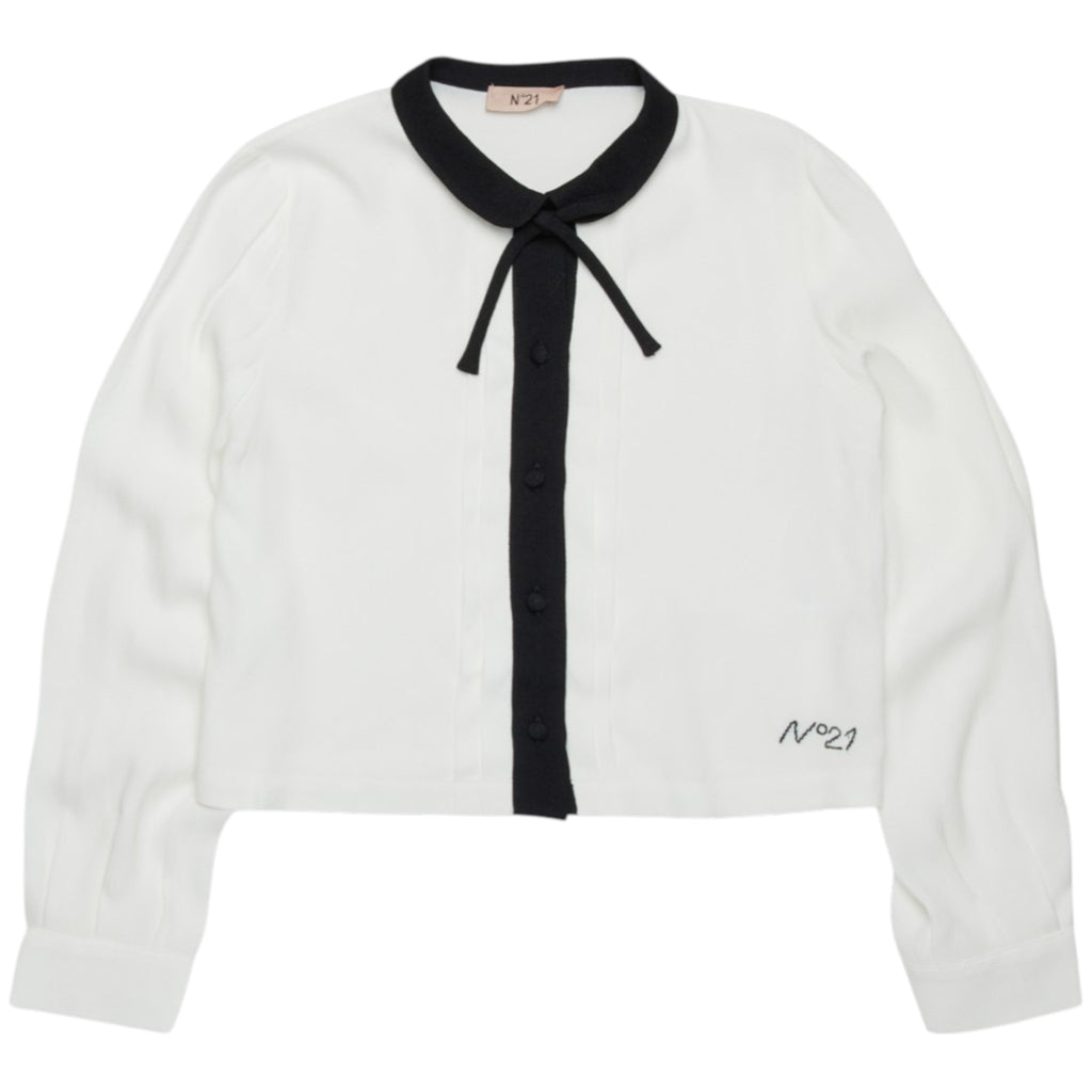No. 21 Camicia White Blouse