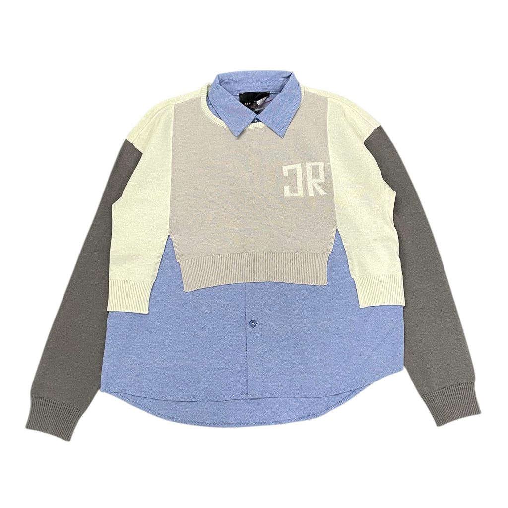 John Richmond Hatix Blue Sweater Shirt
