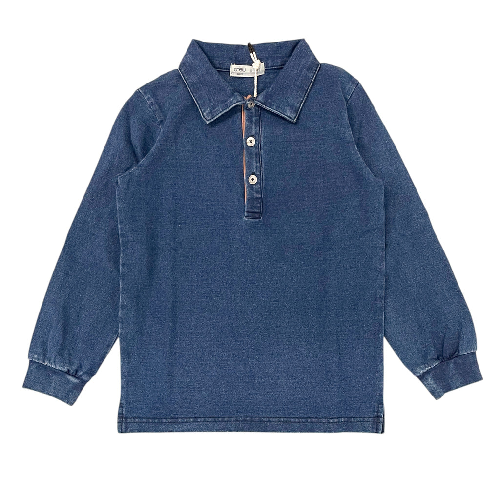 Crew Kids Lenni Blue Polo
