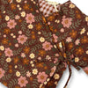 Babe And Tess Burgundy Reversible Floral Cachecoeur Wrap - Macaroni Kids