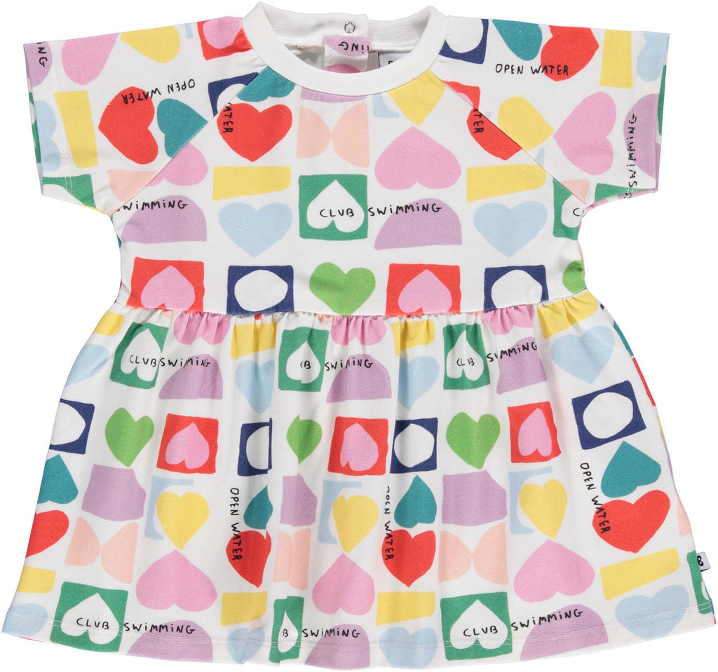 Beau Loves Hearts Baby Dress - Macaroni Kids