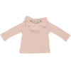 Bebe Organic Dusty rose Bebe Lace Top - Macaroni Kids