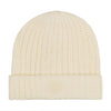 Denali Kids Chunky Beanie w Embroidered Logo - Ecru - Macaroni Kids