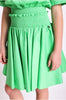 Imperial Imperial Green Garterized Skirt - Macaroni Kids