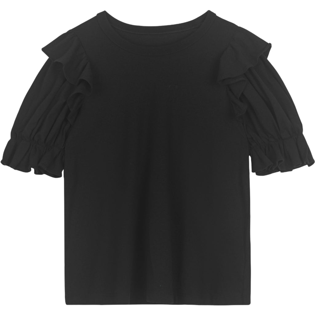 Jnby Coal W/Detail Mid Length Shirt - Macaroni Kids