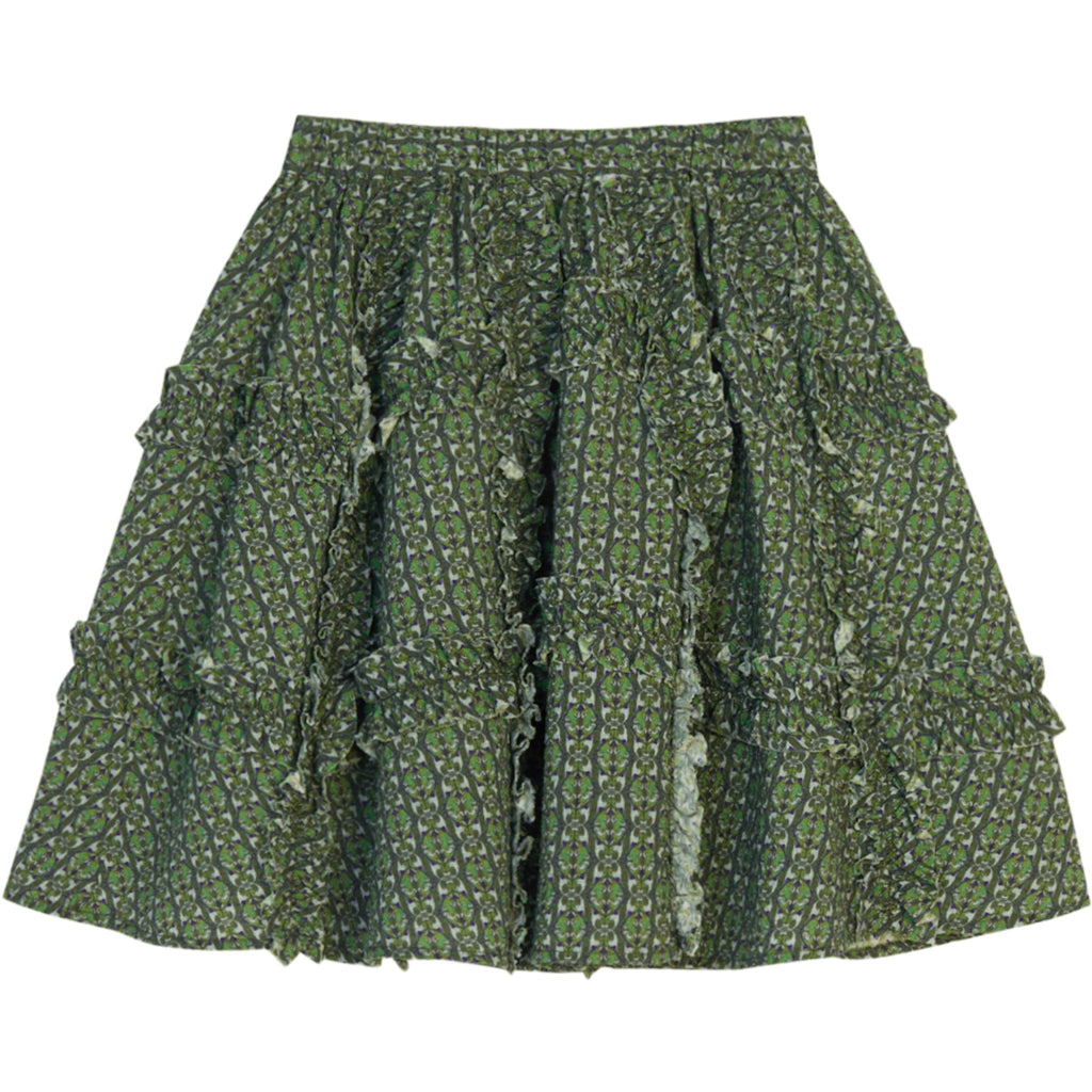 Jnby Stone Multi Pattern W/Ruffle Bottom Skirt - Macaroni Kids