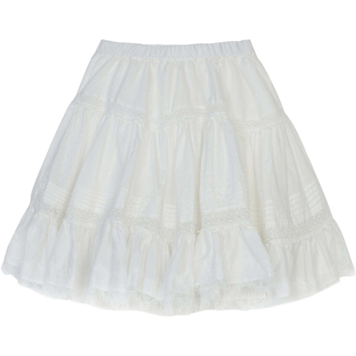 Jnby White Lace Skirt | Macaroni Kids