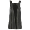 Just Cavalli Sleeveless Black Faux Leather Jumper with Logo Detail - Macaroni Kids