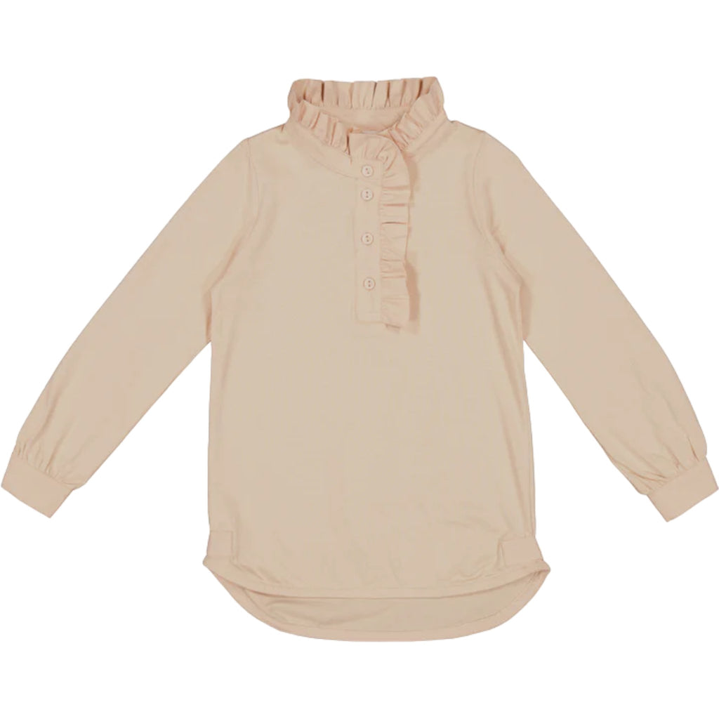 Marmar Copenhagen Pansy Embroidered Tiffany Long Sleeve Matching Top - Macaroni Kids