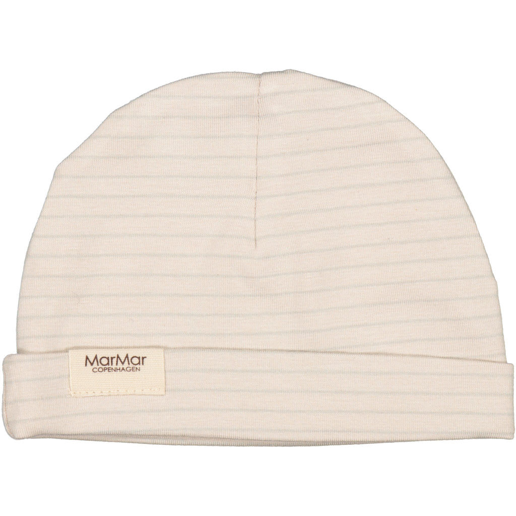 Marmar Copenhagen White Sage Stripe Aiko Hat - Macaroni Kids