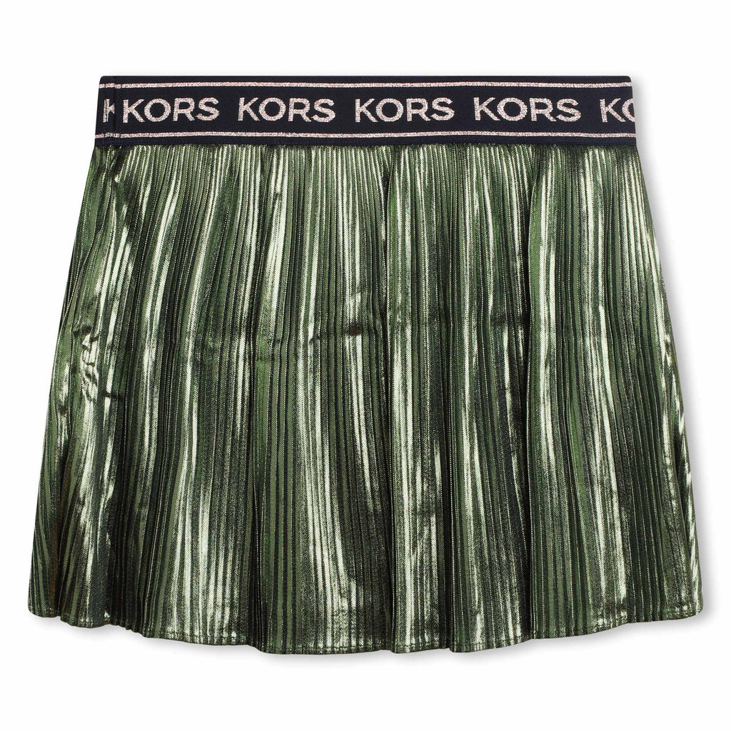 Michael Kors Metallic Pleated Skirt - Macaroni Kids