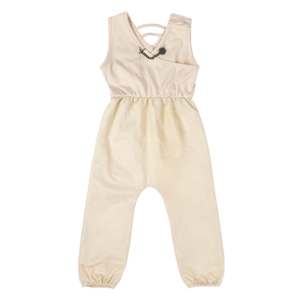 Mini Nod Chain Combo Baby Onesie Sand - Macaroni Kids