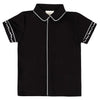 Mini Nod Rope Shirt Boys Black/Silver - Macaroni Kids