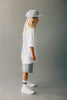 Minikid White Reversed Tshirt - Macaroni Kids