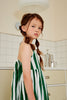 Momohanipopo Multi Striped Linen Sleeveless Dress - Macaroni Kids
