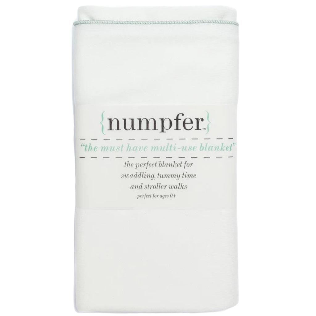 Numpfer 'The Must Have Multi-Use Blanket' - Seafoam Green stitch trim - Macaroni Kids