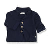 One More In The Family Albano Slub Cotton Fleece Blazer - Macaroni Kids