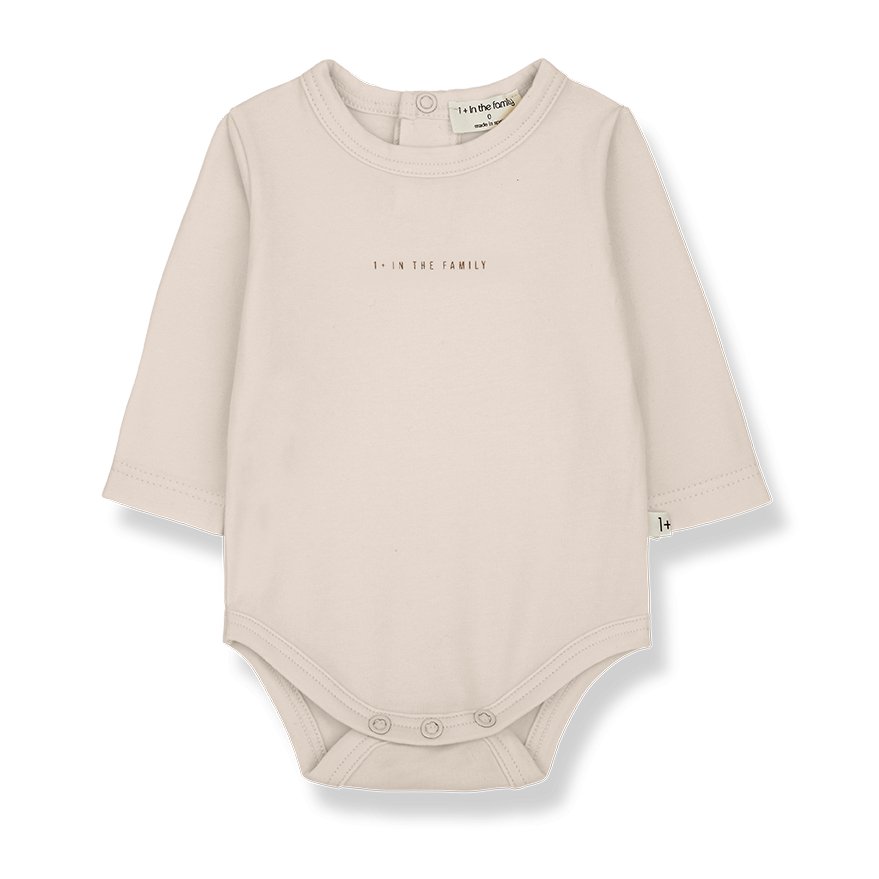 One More In The Family Edith Logo Body Onesie - Macaroni Kids
