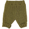 Piupiuchick Baby Leggings Knitted - Green - Macaroni Kids