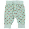 Piupiuchick Baby Trousers Terry Cotton - Green with Multicolor Arrows - Macaroni Kids