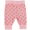 Piupiuchick Baby Trousers Terry Cotton - Pink with Multicolor Arrows - Macaroni Kids