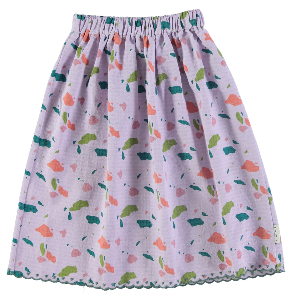 Piupiuchick Lilac Long Skirt - Macaroni Kids