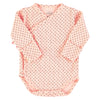 Piupiuchick Newborn Bodysuit - Pink w Hearts - Macaroni Kids