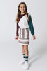 Raquette Crude/ Purple Clay Raquette Canvas Skirt - Macaroni Kids