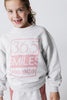 Raquette Sea Salt Base Camp Sweater Grey/Rose - Macaroni Kids