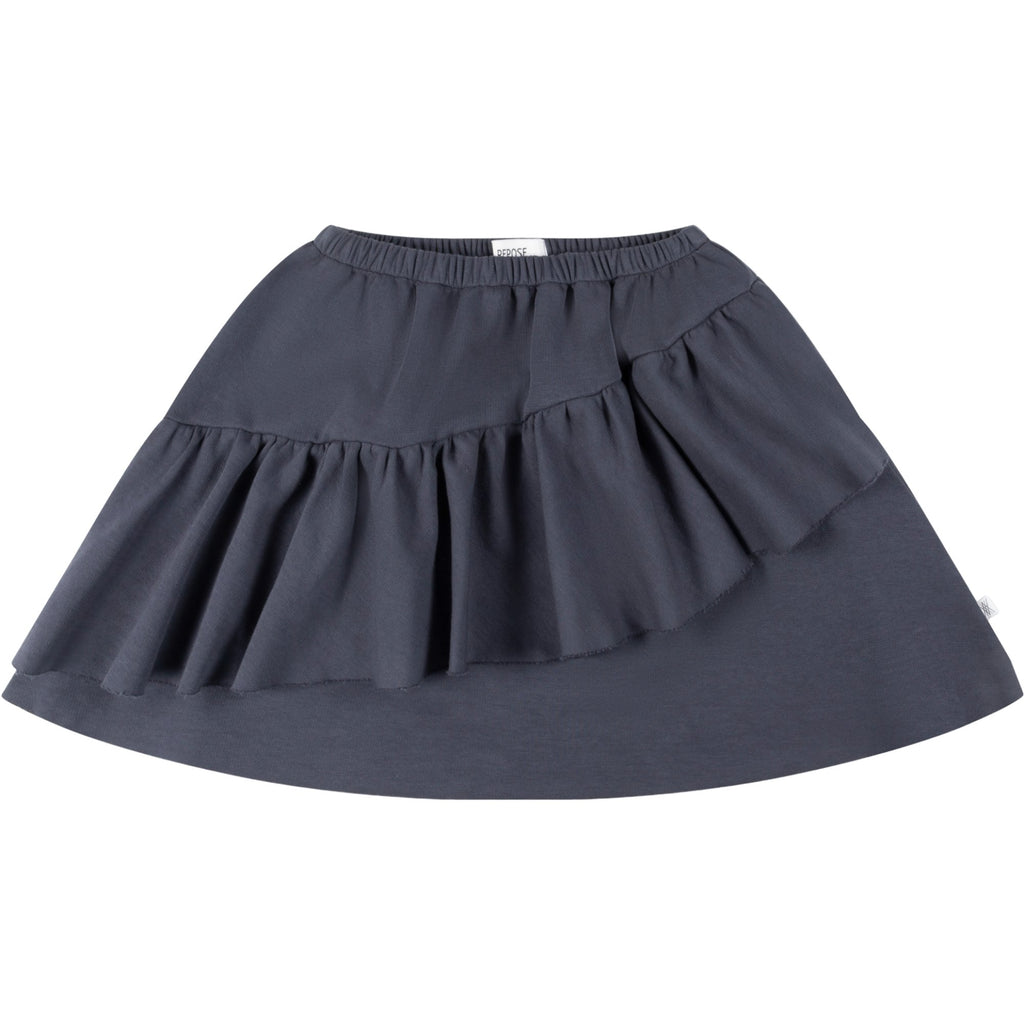 Repose Ams night blue Long ruffle skirt - Macaroni Kids