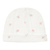 Tartine Et Chocolat Ecru Floral Pointelle Bonnet - Macaroni Kids