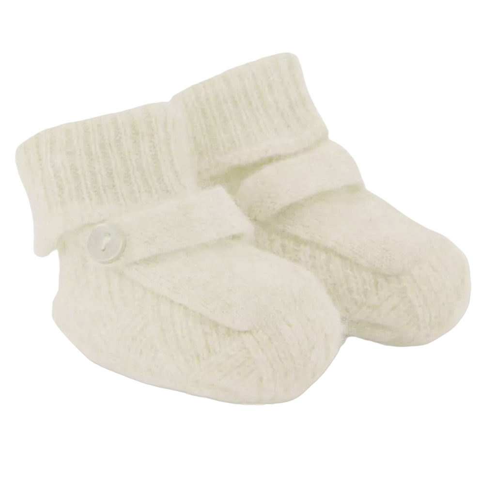 Tartine Et Chocolat Mother of Pearl Cashmere Bootie Slippers - Macaroni Kids