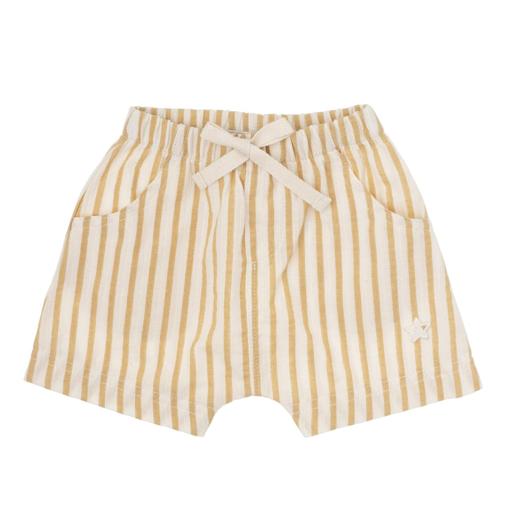 Tocoto Vintage Striped Baby Shorts - Macaroni Kids
