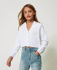 Twinset White Cardigan - Macaroni Kids
