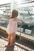 Calla Lili Baby Girl Linen Pink Romper *COMING SOON*