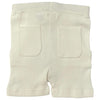 Kipp Hayden Ribbed Knit  White Short