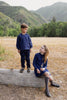 Farren and Me Polo Washed Blue Sweatshirt