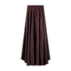 NdotM Maxi Circle Silky Brown Skirt