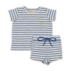 Farren and Me Royal Blue Stripes Track Set