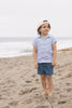 Farren and Me Boys Royal Blue Stripes Polo