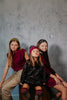Limited Edition Leopard Knit Raspberry Vest