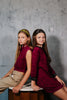 Limited Edition Leopard Knit Raspberry Vest
