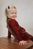 Limited Edition Embroidered Bow Brick Overalls.