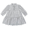 Louis Louise Garance Twill Check Dress Long