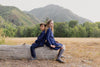 Farren and Me Polo Washed Blue Sweatshirt