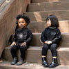 Rooie and Friends Baby Boy Set Black Sweatshirt.