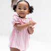 Retrokid Rosie Cotton Baby Girl Pink Printed Romper